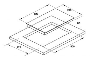 KT bếp điện domino Hafele HC-R302D