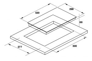 KT bếp từ domino Hafele HC-I302D