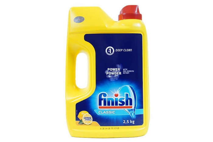 BỘT RỬA BÁT FINISH 2.5KG HƯƠNG CHANH