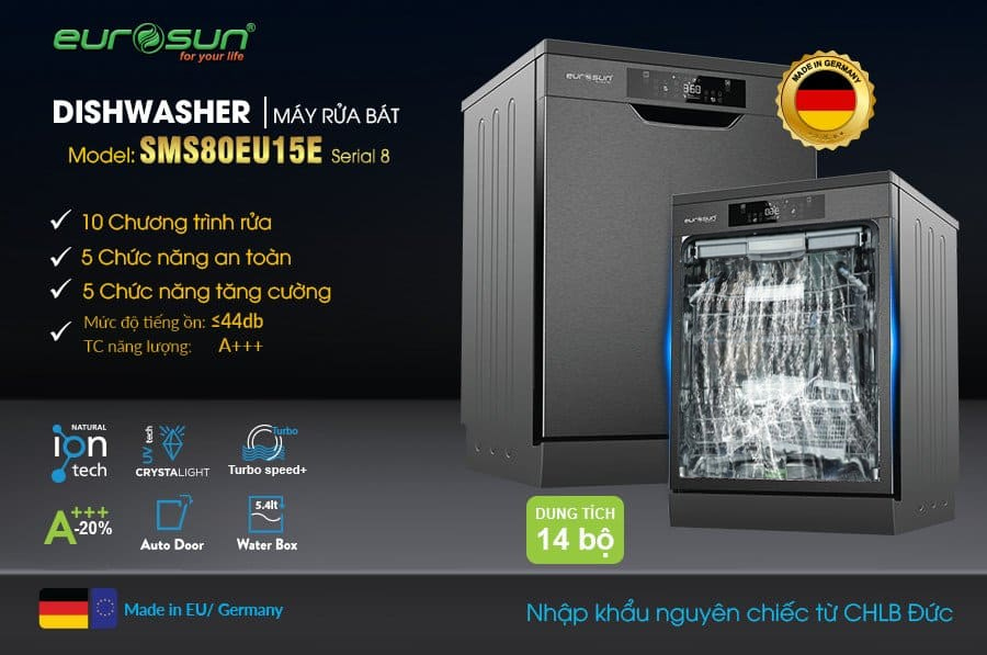 máy rửa bát eurosun sms80eu15e 8