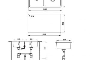 KT chậu rửa bát Hafele Valerian HS-SD8650