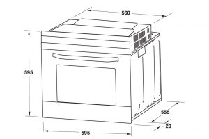 KT lò nướng Hafele HO-4KT70A