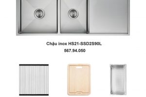 ảnh chậu rửa bát Hafele HS21-SSD2S90L