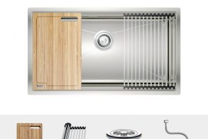 ảnh 1 chậu inox konox kn8046su