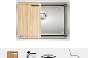 ảnh 4 chậu inox konox kn6046su