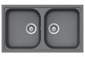 ảnh chậu đá hafele julius HS-GD8650 570.35.580 màu xám