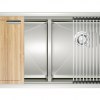 chậu inox konox kn8745dub