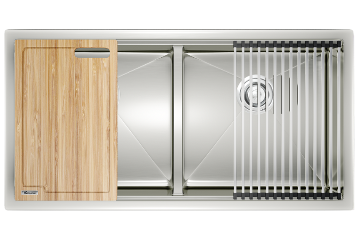 chau-inox-konox-kn8745dub chậu inox konox kn8745dub