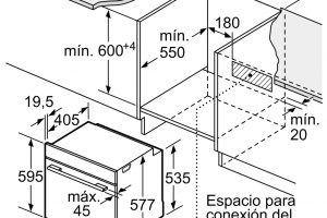 kích thước lò nướng Bosch HBG675BS1