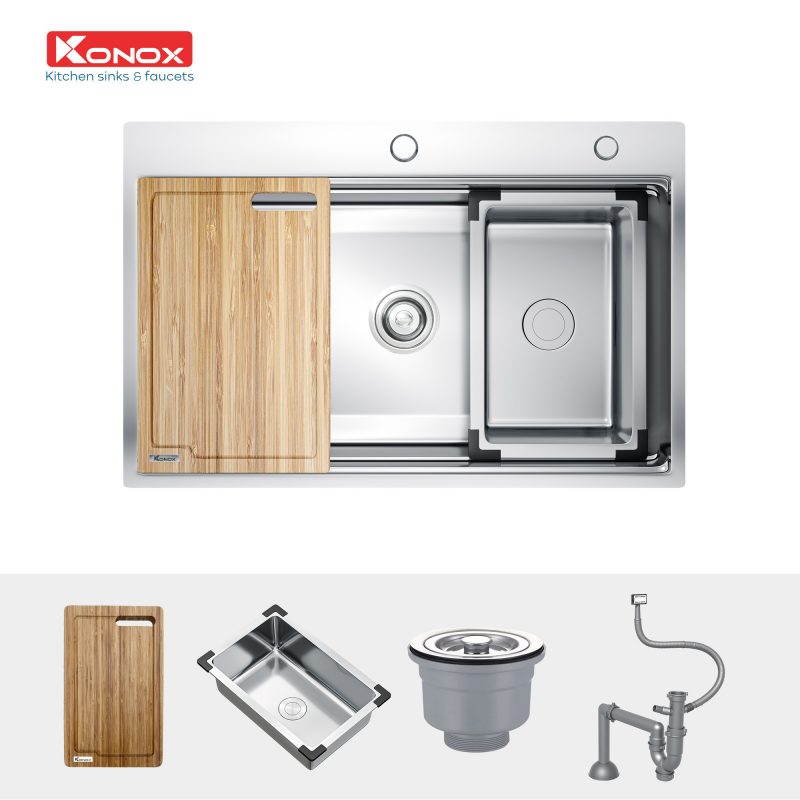 chau-rua-bat-Workstation-Sink-Topmount-Sink-KN7650TS-va-phu-kien-800x800