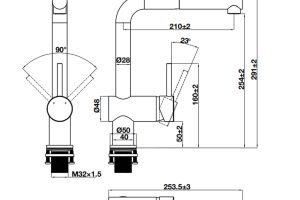 KT vòi rửa bát Hafele HT21-CH1P254 577.55.200