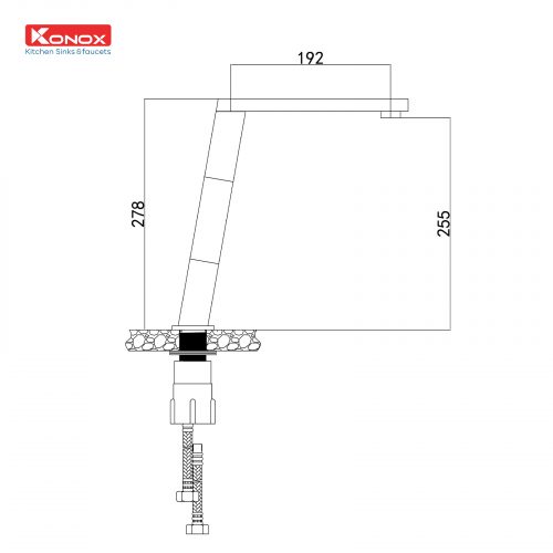 Voi-rua-bat-KN1209-ban-ve-500x500 Vòi rửa bát KN1209 bản vẽ