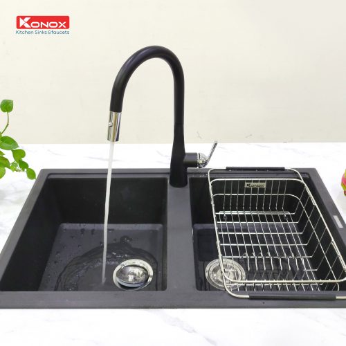 Voi-rua-bat-day-rut-Curva-Black-500x500 Vòi rửa bát dây rút Curva Black