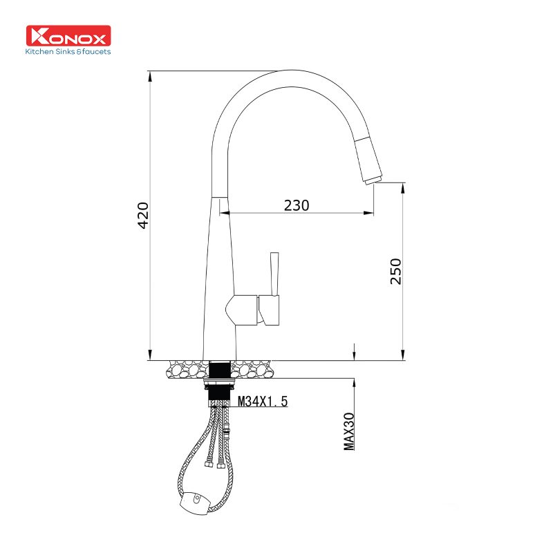 Voi-rua-bat-day-rut-KN1901N-ban-ve-800x800 vòi rửa bát dây rút KN1901N bản vẽ