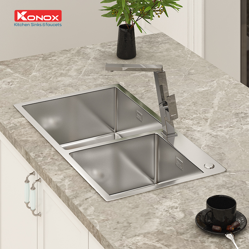 anh-mau-voi-rua-bat-konox-kn1209 ảnh mẫu vòi rửa bát Konox KN1209