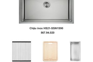 ảnh 2 chậu đơn Hafele HS21-SSN1S90