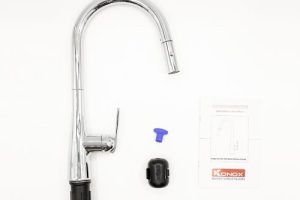 vòi rửa bát dây rút Curva Chrome và phụ kiện
