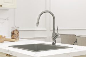 Vòi rửa bát dây rút Ponte Chrome