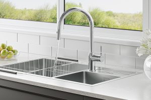 Vòi rửa bát dây rút Alto Chrome