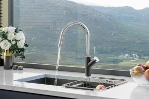 Vòi rửa bát dây rút Ponte Black